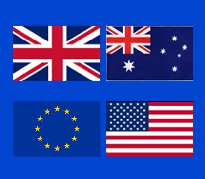 WorldWide RX + Domestic UK Europe Aussie USA Canada